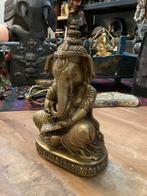 Bronzen beeld Ganesha Nepal, Antiek en Kunst, Ophalen of Verzenden