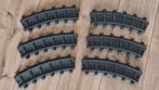 Playmobil trein - rails - setje van 6 bochten, Ophalen of Verzenden, Zo goed als nieuw