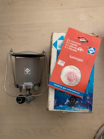 Camping gaz gaslamp incl nieuwe kousjes beschikbaar voor biedingen
