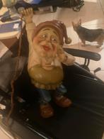 Laaf aan touw - Efteling Tuinkabouter, Tuin en Terras, Tuinbeelden, Ophalen of Verzenden, Gebruikt, Kunststof, Tuinkabouter