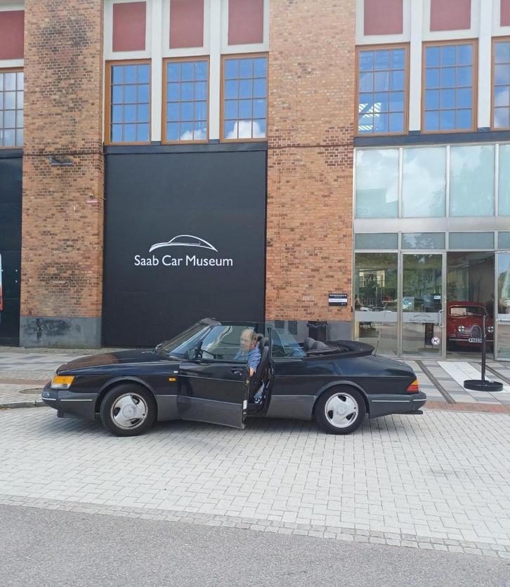 Saab 900 2.0 T16 Turbo Cabrio U9 1991 Zwart. Aero uitvoering, Auto's, Saab, Particulier, Saab 900, ABS, Airbags, Bluetooth, Centrale vergrendeling