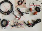 Diverse Audiokabels / Scart kabel / RCA kabels / Oortjes, Ophalen of Verzenden, Zo goed als nieuw, Minder dan 2 meter