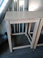Statafel hout 80x80cm  112cm hoog zeer stevig, Huis en Inrichting, Tafels | Statafels, Ophalen, Zo goed als nieuw