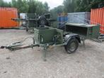 aanhanger aanhangwagen defensie met steunpoten alu opbouw, Ophalen, Gebruikt, Macar, Zandhaarweg