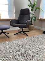 Montel stoel bruin leer, Huis en Inrichting, Fauteuils, Ophalen, Gebruikt, Modern, 50 tot 75 cm