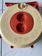 Vintage kabelhaspel 20 meter, Ophalen of Verzenden, Gebruikt, Kabel of Snoer