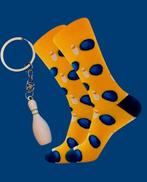 BOWLING SOKKEN (UNISEX) + SLEUTELHANGER BOWLING KEGEL, Ophalen of Verzenden, Nieuw