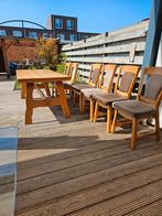 blanke tafel met 6 stoelen, Ophalen, Gebruikt