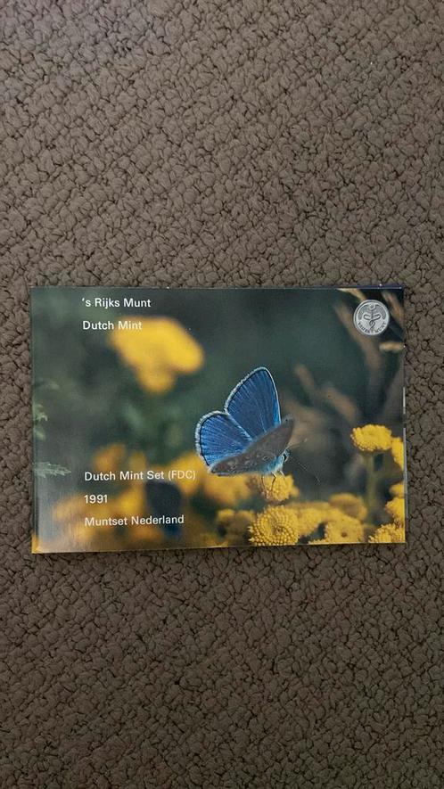 Muntset Nederland uit 1991, in F.D.C. (Fleur De Coin), Postzegels en Munten, Munten | Nederland, Koningin Beatrix, Ophalen of Verzenden