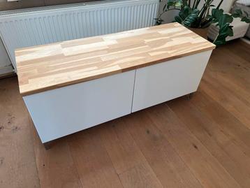 IKEA BESTÅ Tv-meubel wit, 120cm - afbeelding 1