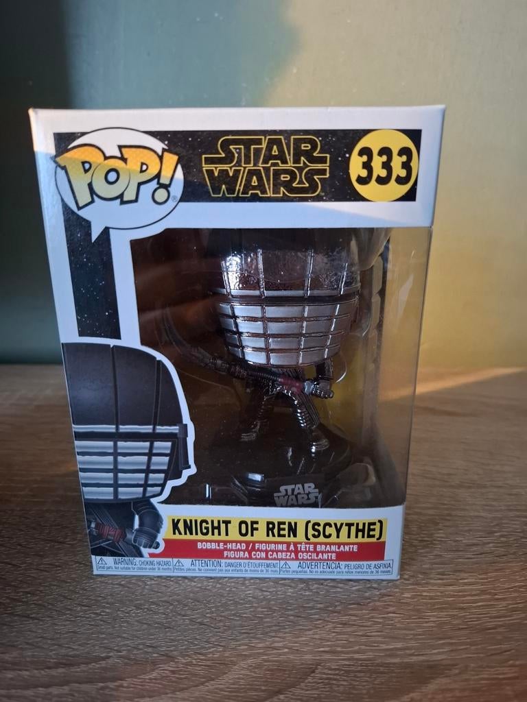 Star Wars Funko Pop! 333 - Knight of Ren (Scythe), Ophalen of Verzenden, Zo goed als nieuw