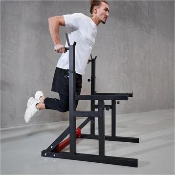 Multi Squat Rack Met 100 kg Halterset Gripper Kunststof beschikbaar voor biedingen