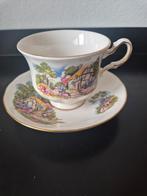 Cottage Queen Anne porselein, Ophalen of Verzenden, Gebruikt, Porselein, Kop en/of schotel