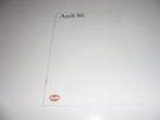 brochure Audi 80 modellen 1989, Ophalen of Verzenden, Gelezen, Overige merken