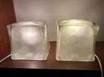 IKEA Ice Cube IVIKEN lamp / ijsblokje 2 stuks, prijs per st!, Vintage, retro, Ophalen of Verzenden, Minder dan 50 cm, Glas