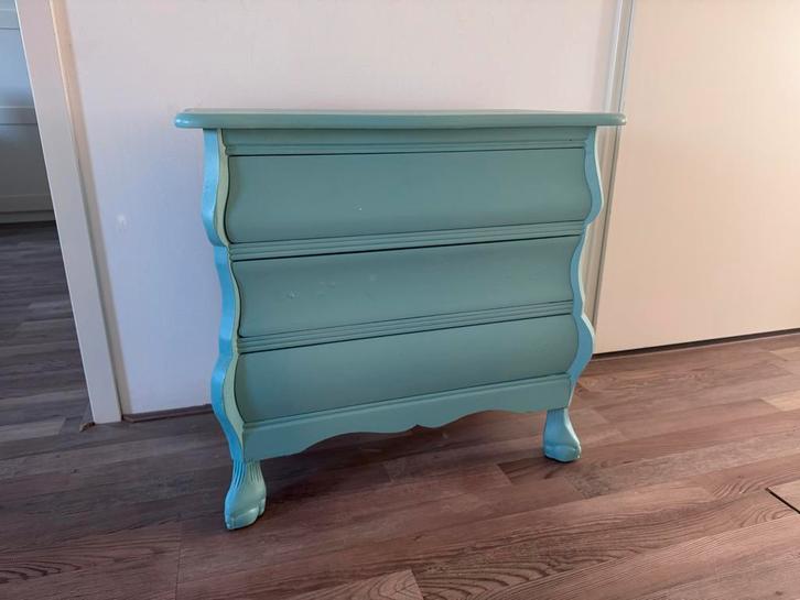 Brocante Halkast/Meidenkast, Huis en Inrichting, Kasten | Ladekasten, Gebruikt, Minder dan 100 cm, 50 tot 100 cm, 25 tot 50 cm