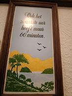 Inspirerende spreuk in lijst - 60 minuten, Ophalen of Verzenden, Gebruikt