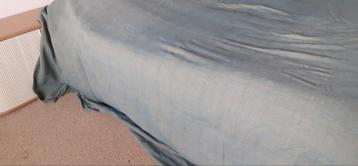 Blauw tweepersoons sprei 250x350 beschikbaar voor biedingen