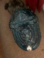 Antieke blauwe kolenbak, Ophalen