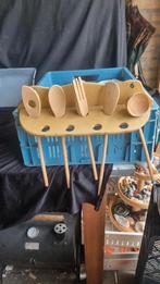 Vintage houten rekje, Ophalen of Verzenden