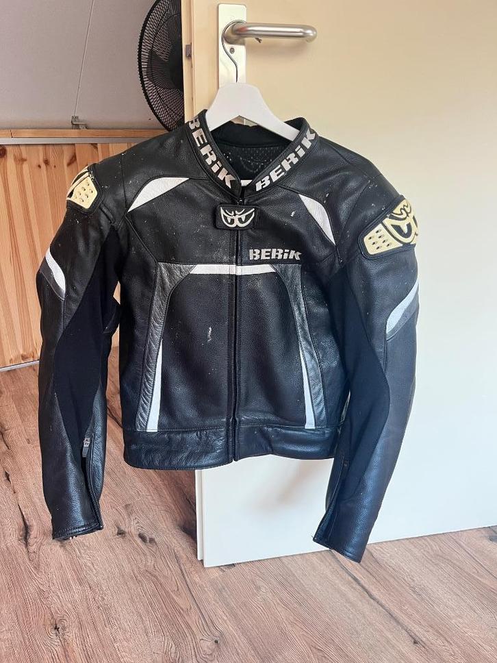 Berik leren combipak maat 50, Motoren, Kleding | Motorkleding, Combipak, Heren, Tweedehands, Ophalen of Verzenden