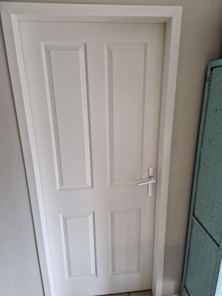 Partij deuren te koop, Doe-het-zelf en Verbouw, Deuren en Horren, Zo goed als nieuw, Binnendeur, 200 tot 215 cm, 80 tot 100 cm