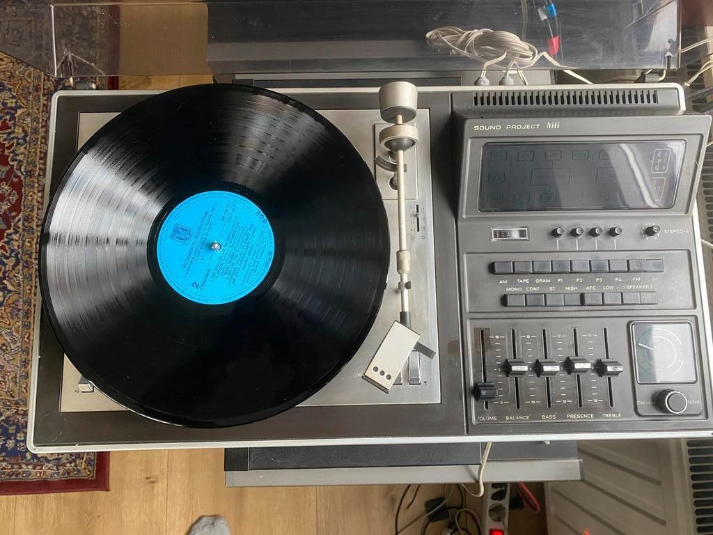 Aristona platenspeler receiver combinatie, Audio, Tv en Foto, Stereo-sets, Ophalen of Verzenden, Gebruikt, Philips