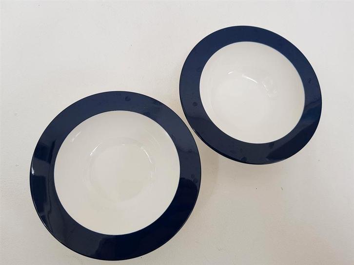 T174 Schaaltjes, zgan en meer Tupperware, Huis en Inrichting, Keuken | Tupperware, Zo goed als nieuw, Schaal, Blauw, Wit, Ophalen of Verzenden