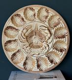 Sarreguemines XL oesterschaal voor 12 oesters, Ophalen of Verzenden, Zo goed als nieuw, Overige stijlen, Bord(en)