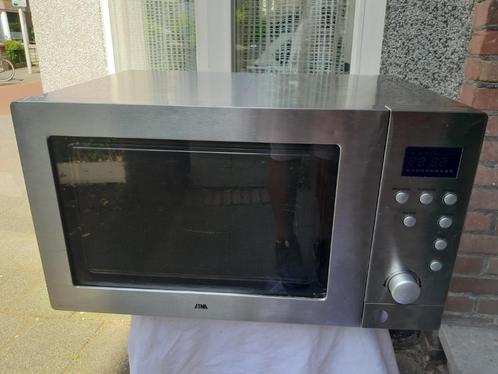 Etna Combi-magnetron (25 liter) - ECM243RVS, Witgoed en Apparatuur, Magnetrons, Gebruikt, Vrijstaand, Combimagnetron, 45 tot 60 cm