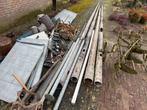 Grote partij staal, o.a. UNP balken en lichtmasten, Ophalen, Gebruikt, Overige metalen