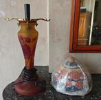 Vintage Gallé stijl vaas lamp Cameo signed art glass, Antiek en Kunst, Ophalen