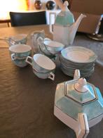 Compleet porcelein thee set servies. Vintage Art deco, Antiek en Kunst, Antiek | Servies compleet, Ophalen