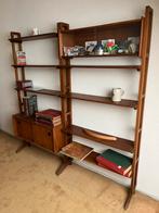 2 hoge boekenkasten - waarvan 1 met kastje, Ophalen, 50 tot 100 cm, Zo goed als nieuw, 150 tot 200 cm