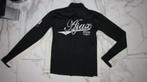 152-158 AJAX sweatvest zwart offwhite, Kinderen en Baby's, Ophalen of Verzenden, Zo goed als nieuw, Jongen, Trui of Vest