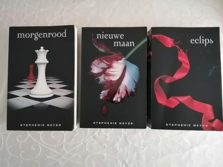 3 Fantasy boeken uit de Twilight reeks , delen  2,3 en 4, Boeken, Fantasy, Zo goed als nieuw, Ophalen of Verzenden