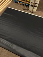 Zwart verduisterend rolgordijn 185 cm breed, Ophalen, Zwart, 150 tot 200 cm