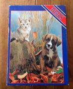 Legpuzzel animals - puzzel - boxer puppy kitten - hond kat, Ophalen of Verzenden, Meer dan 50 stukjes, Gebruikt, 6 jaar of ouder
