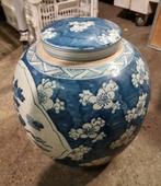 Antieke grote Chinese pot gemberpot China, Ophalen