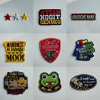 Oeteldonk emblemen - €2,50 per stuk, Ophalen of Verzenden, Zo goed als nieuw, Maat 38/40 (M), Carnaval