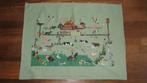vintage wandkleed kinderkamer  handwerk 81x61cm, Ophalen of Verzenden, Gebruikt, Wanddecoratie