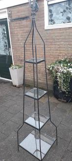 Smeedijzeren rek., Ophalen of Verzenden, Metaal, 75 cm of meer