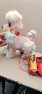 Poedel jaren 60 remote + doos, Verzamelen, Beren en Cherished Teddies, Ophalen of Verzenden, Gebruikt, Stoffen beer, Overige merken