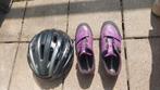 MTB schoenen met helm, Fietsen en Brommers, Fietsaccessoires | Fietskleding, Ophalen, Gebruikt, Overige maten, Schoenen