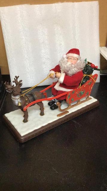 Kerstman met rendier beschikbaar voor biedingen