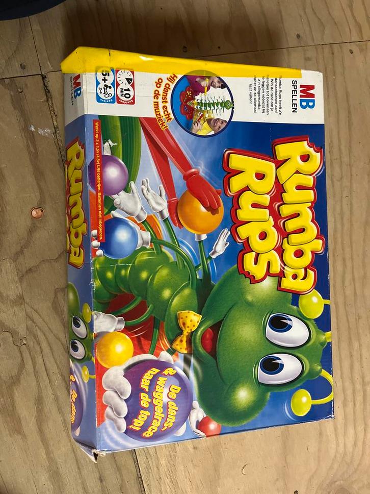 Rumba Rups - MB Spellen, Hobby en Vrije tijd, Gezelschapsspellen | Bordspellen, Gebruikt, Drie of vier spelers, Ophalen of Verzenden