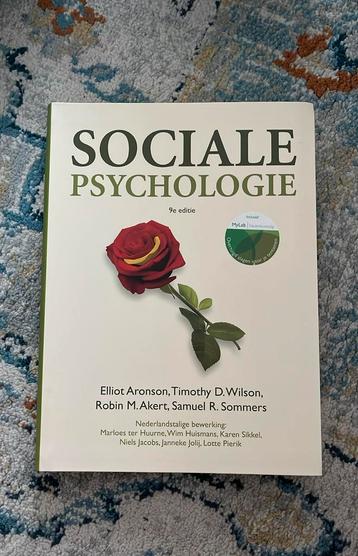 Sociale psychologie 9e editie beschikbaar voor biedingen