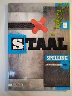 Staal - VERSIE 1 - Groep 5 - Spelling Antwoordenboek Plus., Boeken, Ophalen of Verzenden, Zo goed als nieuw, Overige niveaus, Nederlands