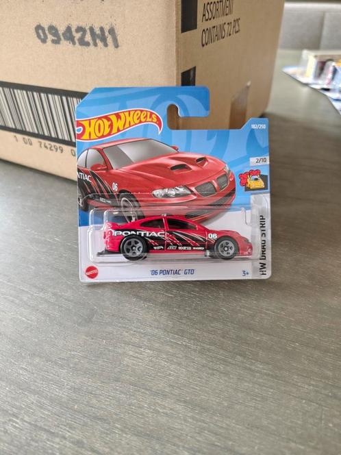 2022 K case Hot Wheels Pontiac GTO, Hobby en Vrije tijd, Modelauto's | Overige schalen, Nieuw, Ophalen of Verzenden