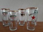 Vintage Heineken's bierglazen., Ophalen of Verzenden, Zo goed als nieuw, Glas of Glazen, Heineken